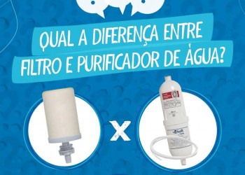 Qual a diferença entre filtro e purificador de água?